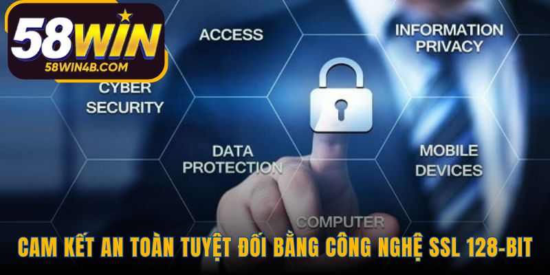 Chính sách bảo mật dùng SSL 128-bit mã hóa dữ liệu