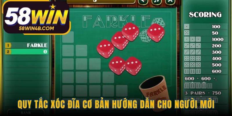 Quy tắc xóc đĩa cơ bản hướng dẫn đặt cược và nhận kết quả